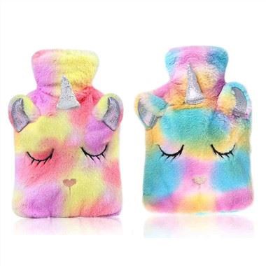 Funda para botella de agua caliente Mini Unicornio