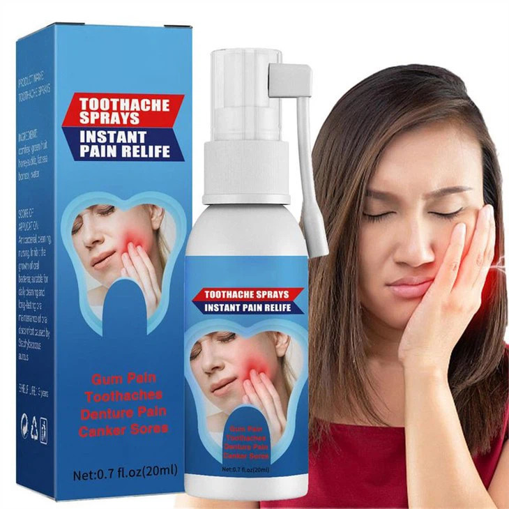 Aerosol de medicina herbaria china para el dolor de muelas