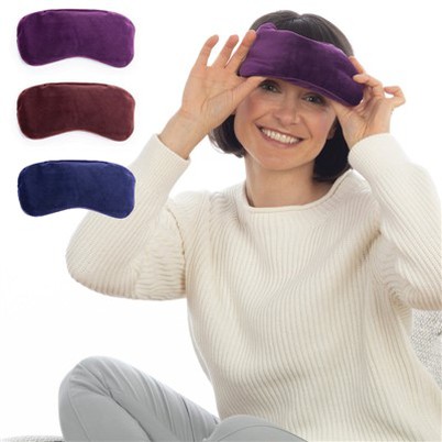 Almohadilla de calentamiento para microondas con máscara de ojos calentada