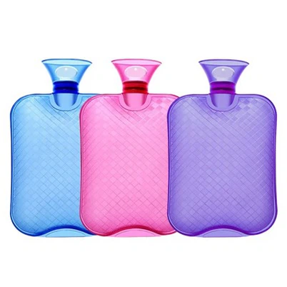 Botella de agua caliente de pvc 2l